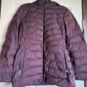 32 Degrees Women's Dark Purple Puffer Jacket